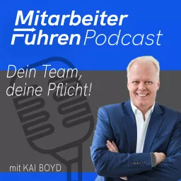 Mitarbeiter führen Podcast artwork