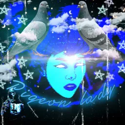 Pigeon lady podcast artwork
