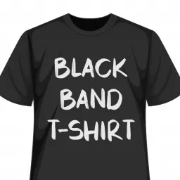 Black Band T-Shirt