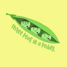 Three Peas In A Poddy Podcast artwork