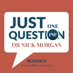 Just One Question: Public Speaking Podcast