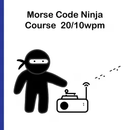 Morse Code Ninja Course 20/10wpm