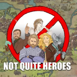 Not Quite Heroes Podcast artwork
