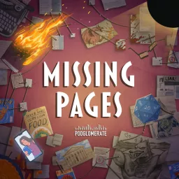 Missing Pages Podcast artwork
