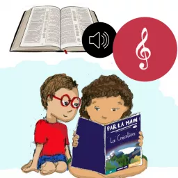 Lecture dans la Bible pour les enfants