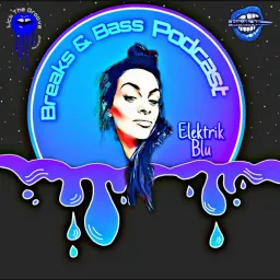 The Breaks & Bass DNB Network podcast radio show ☠ 🖤 artwork