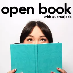 open book with quarterjade Podcast artwork