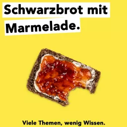 Schwarzbrot mit Marmelade