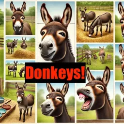 Donkeys!- From Stubborn to Lovable: A Guide to Your Endearing Equine Friends Podcast artwork