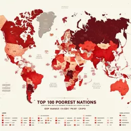 The Top 100 Poorest Nations