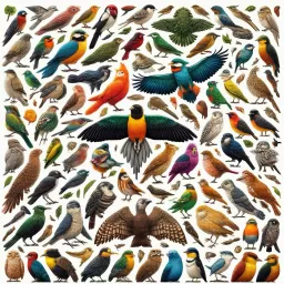 100 Types of Birds