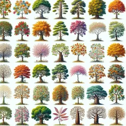 100 Types of Trees